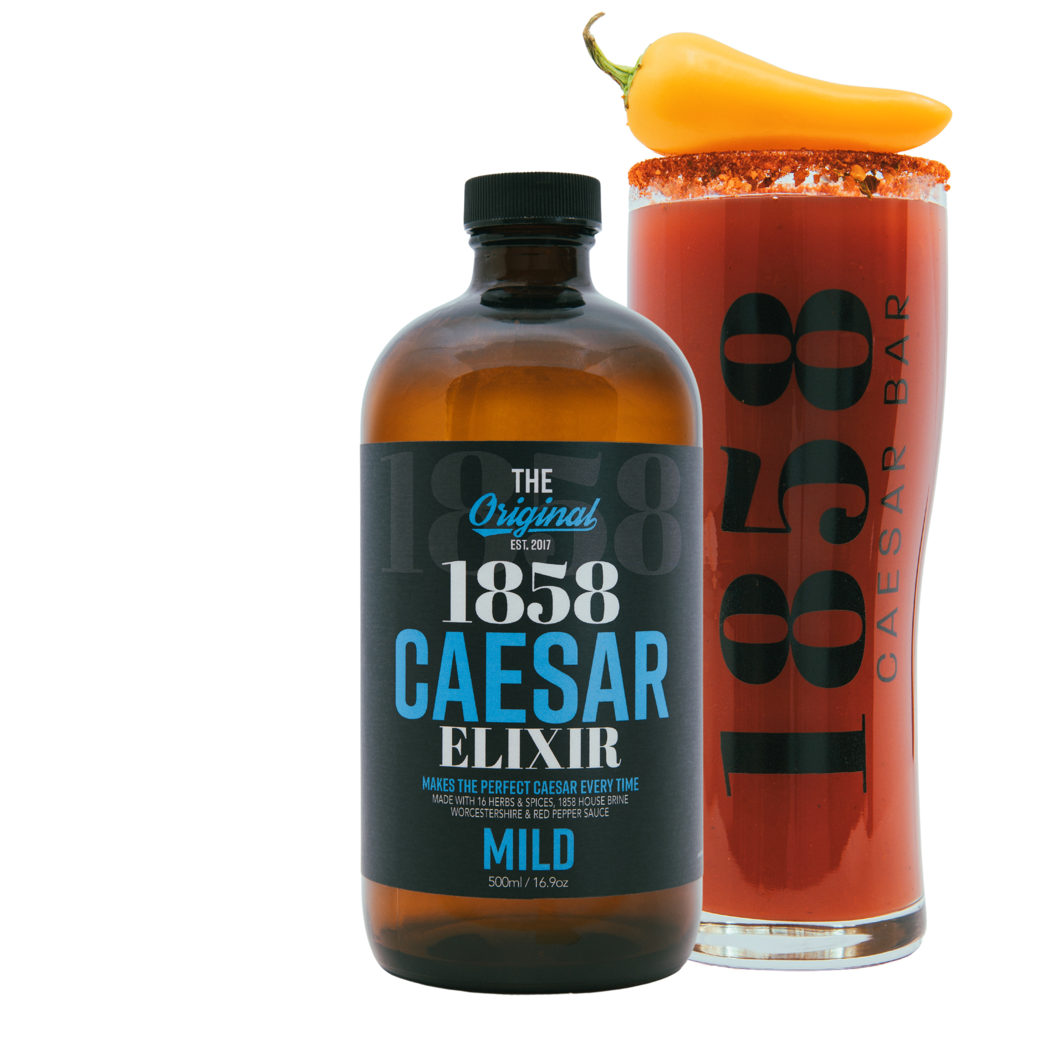 1858 Mild Caesar Elixir - Premium Caesar Mix – 1858 Caesar Store