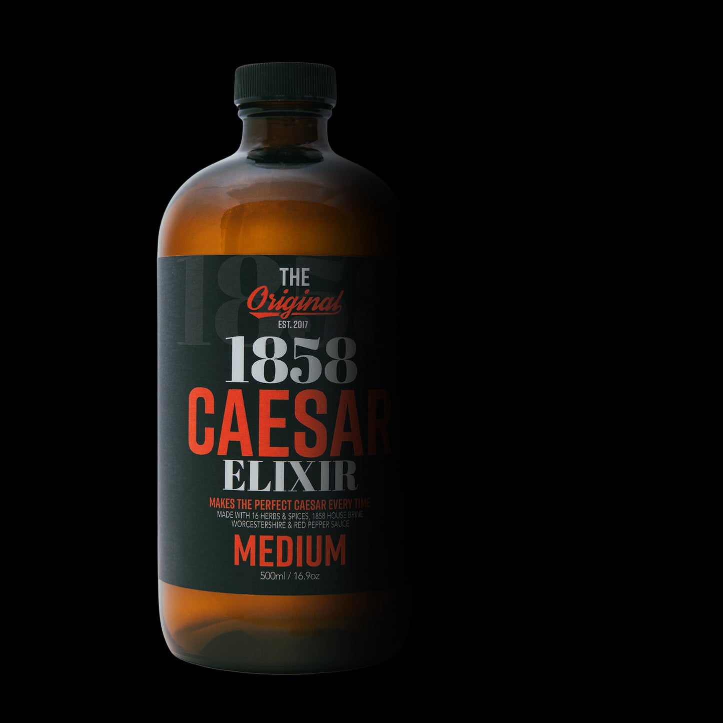 1858 medium heat caesar bloody mary elixir mix