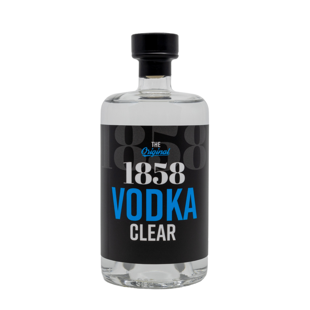 1858 clear vodka