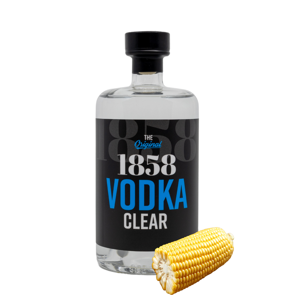 1858 clear vodka