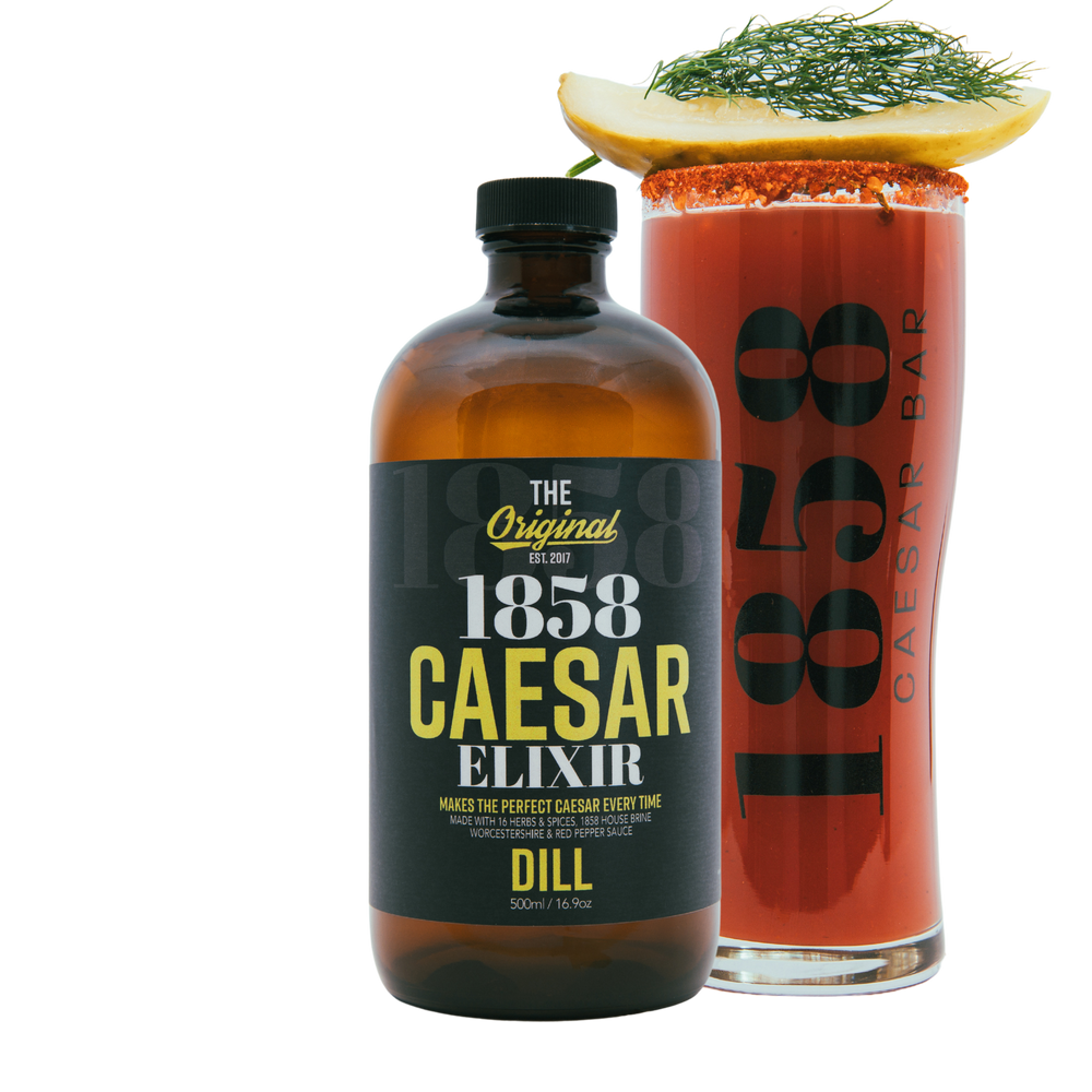 
                  
                    1858 dill caesar elixir with caesar garnished with dill pickle
                  
                