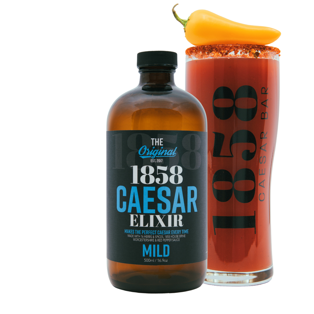 
                  
                    1858 mild flavoured caesar elixir with mild caesar garnished with pepper
                  
                